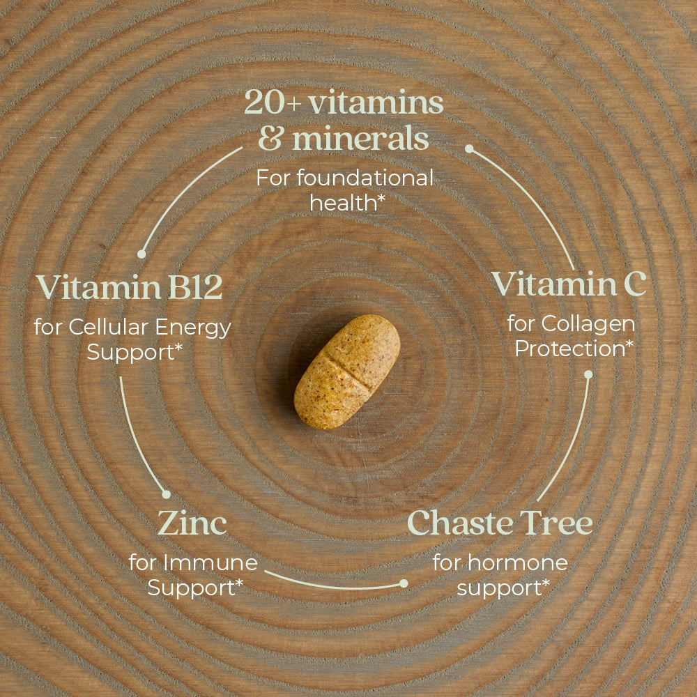 New Chapter Every Woman's One Daily 40+, Women's Multivitamin for Energy, Healthy Aging + Immune Support, 30 tablets